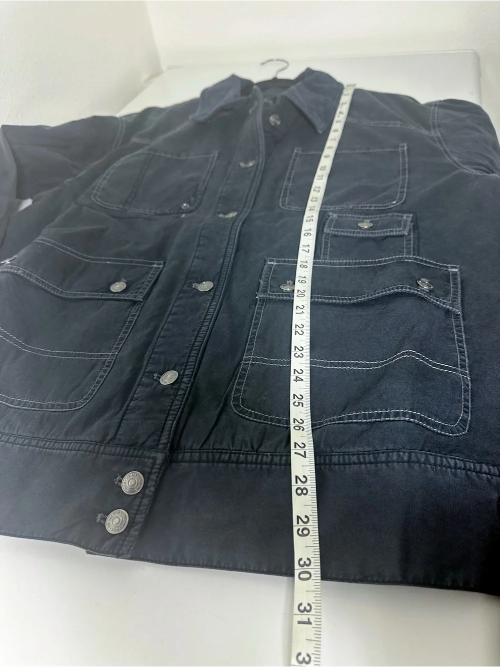 We The Free Sweet Talk Flannel Lined Barn coat size Medium in Washed Black NWT - Picture 13 of 16